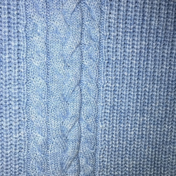 NWT Talbots Sky Blue Cabled Sweater Size XS​​ - Picture 4 of 8